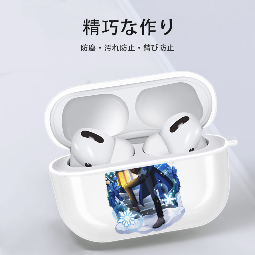 文豪ストレイドッグス Bungo Stray Dogs 【AirPods Pro用】ハードシェル保護ケース 耐衝撃・防指紋・カラビナ付き商品仕様