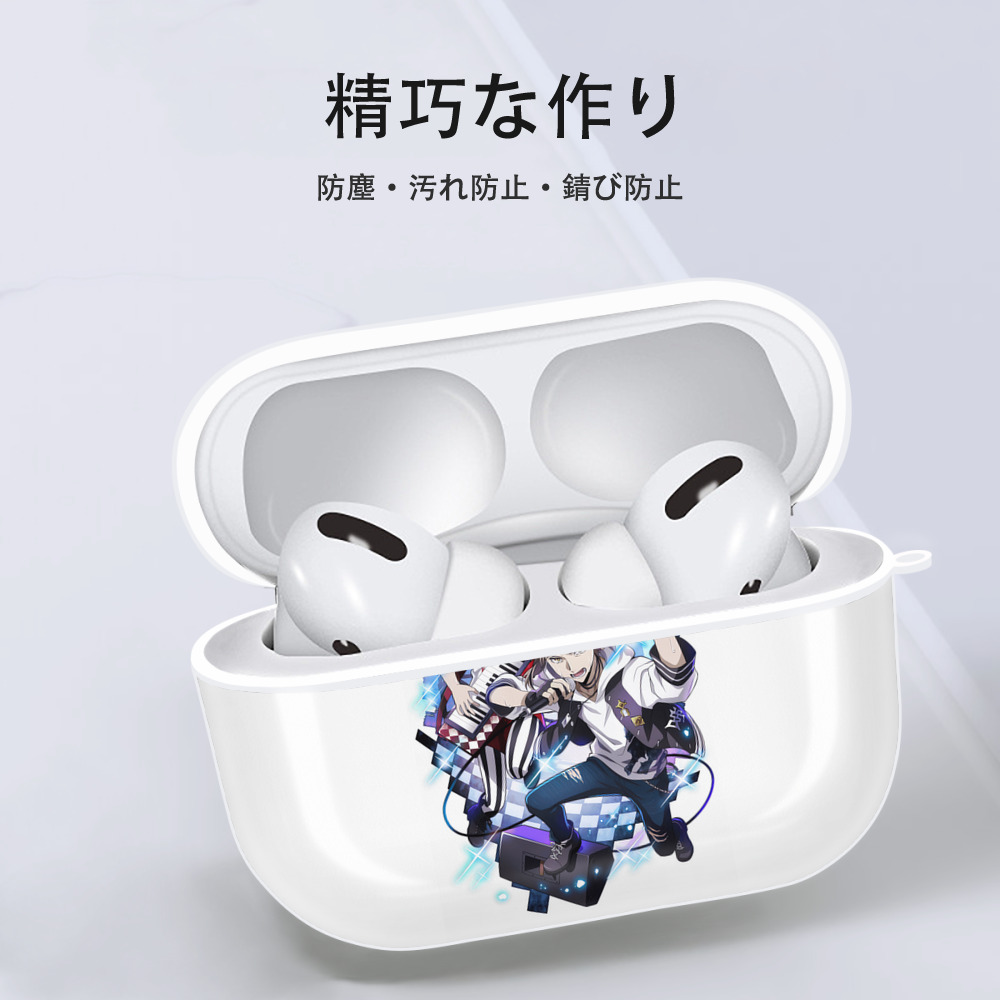 文豪ストレイドッグス Bungo Stray Dogs 【AirPods Pro用】ハードシェル保護ケース 耐衝撃・防指紋・カラビナ付き商品仕様