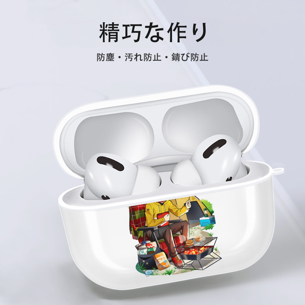 文豪ストレイドッグス Bungo Stray Dogs 【AirPods Pro用】ハードシェル保護ケース 耐衝撃・防指紋・カラビナ付き商品仕様