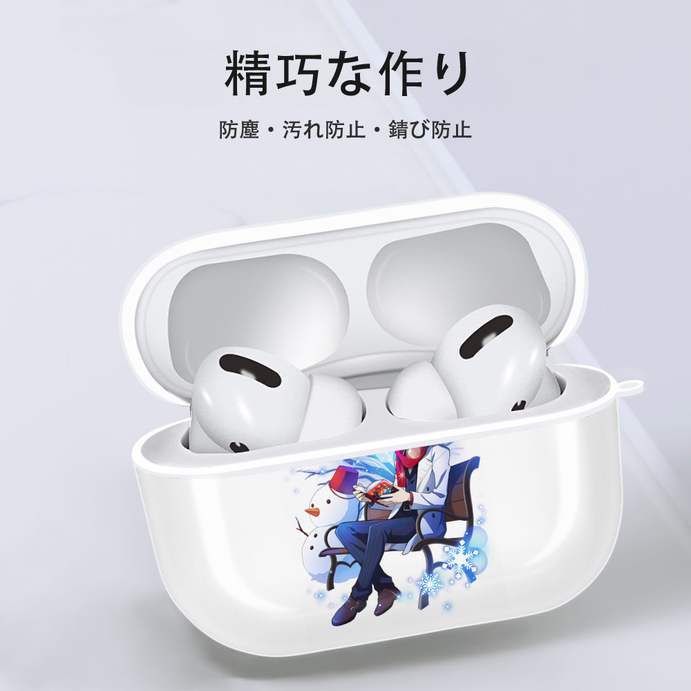 文豪ストレイドッグス Bungo Stray Dogs 【AirPods Pro用】ハードシェル保護ケース 耐衝撃・防指紋・カラビナ付き商品仕様