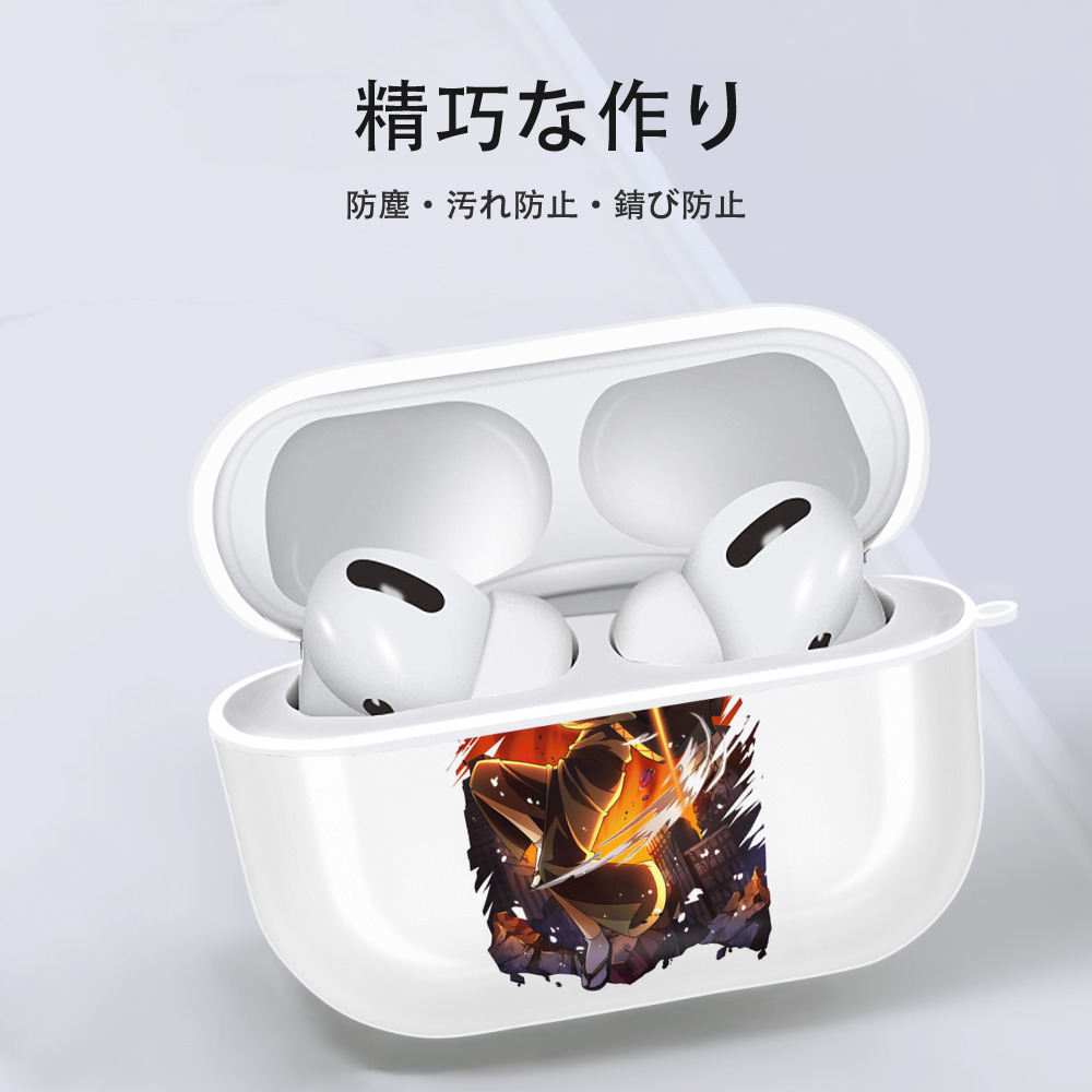 文豪ストレイドッグス Bungo Stray Dogs 【AirPods Pro用】ハードシェル保護ケース 耐衝撃・防指紋・カラビナ付き商品仕様