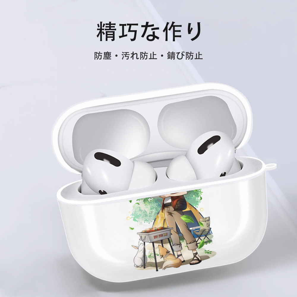 文豪ストレイドッグス Bungo Stray Dogs 【AirPods Pro用】ハードシェル保護ケース 耐衝撃・防指紋・カラビナ付き商品仕様
