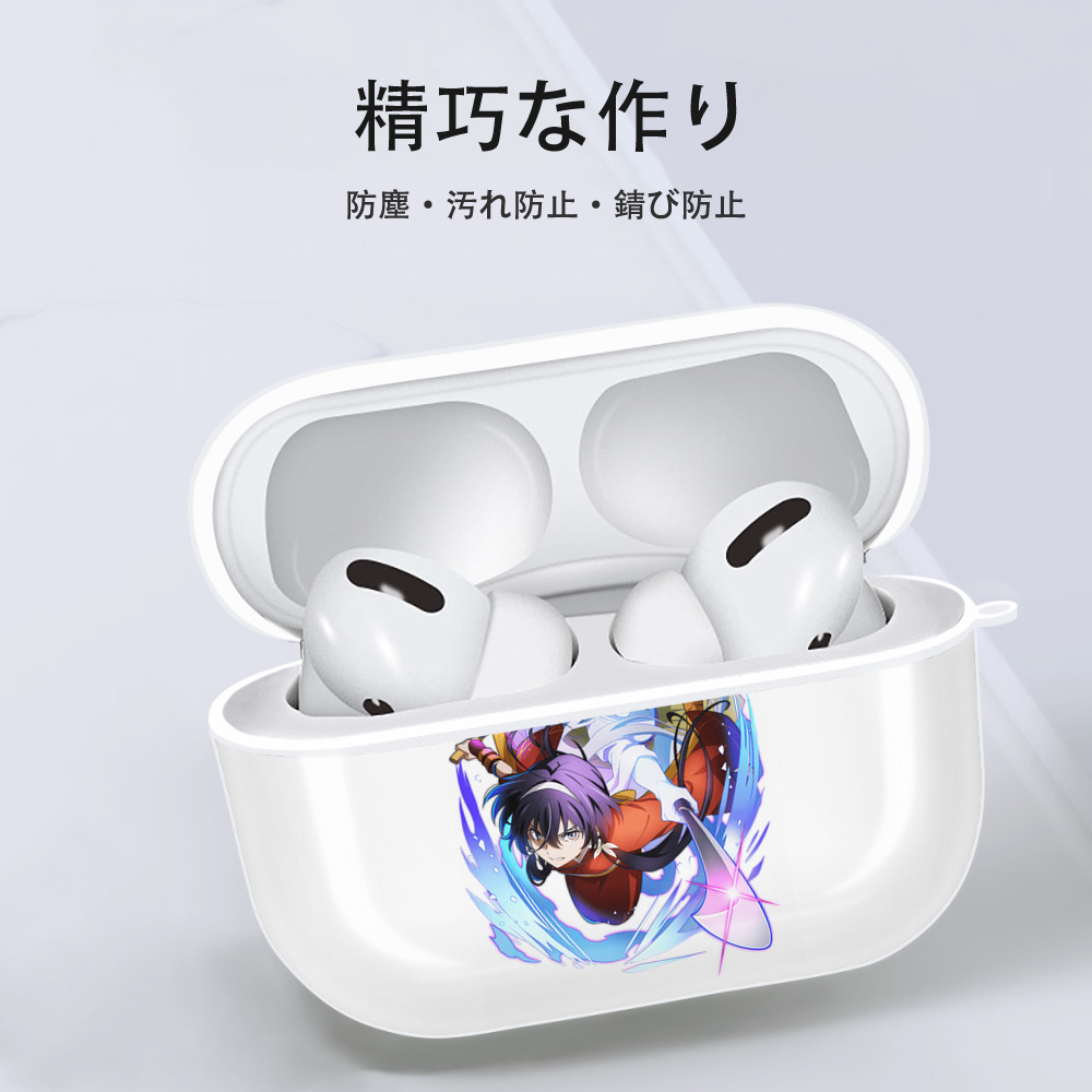 文豪ストレイドッグス Bungo Stray Dogs 【AirPods Pro用】ハードシェル保護ケース 耐衝撃・防指紋・カラビナ付き商品仕様