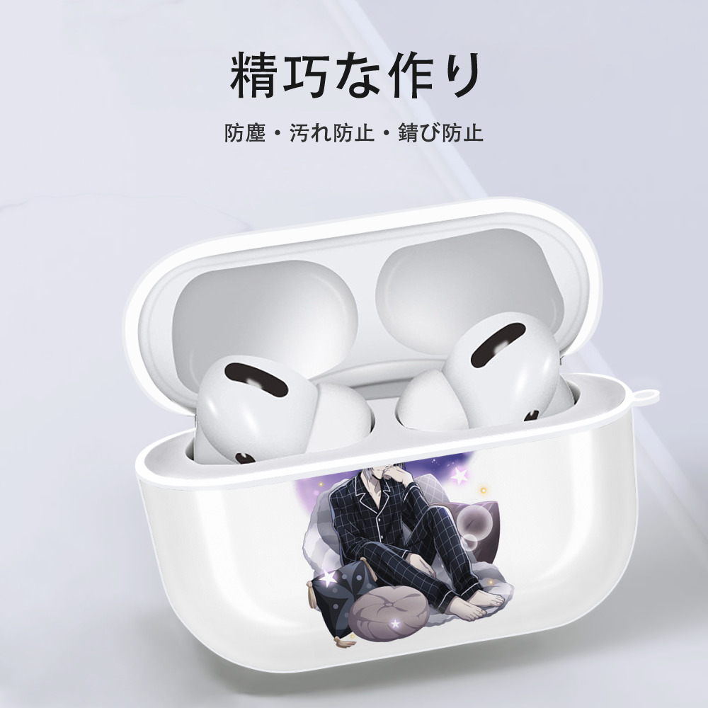 文豪ストレイドッグス Bungo Stray Dogs 【AirPods Pro用】ハードシェル保護ケース 耐衝撃・防指紋・カラビナ付き商品仕様