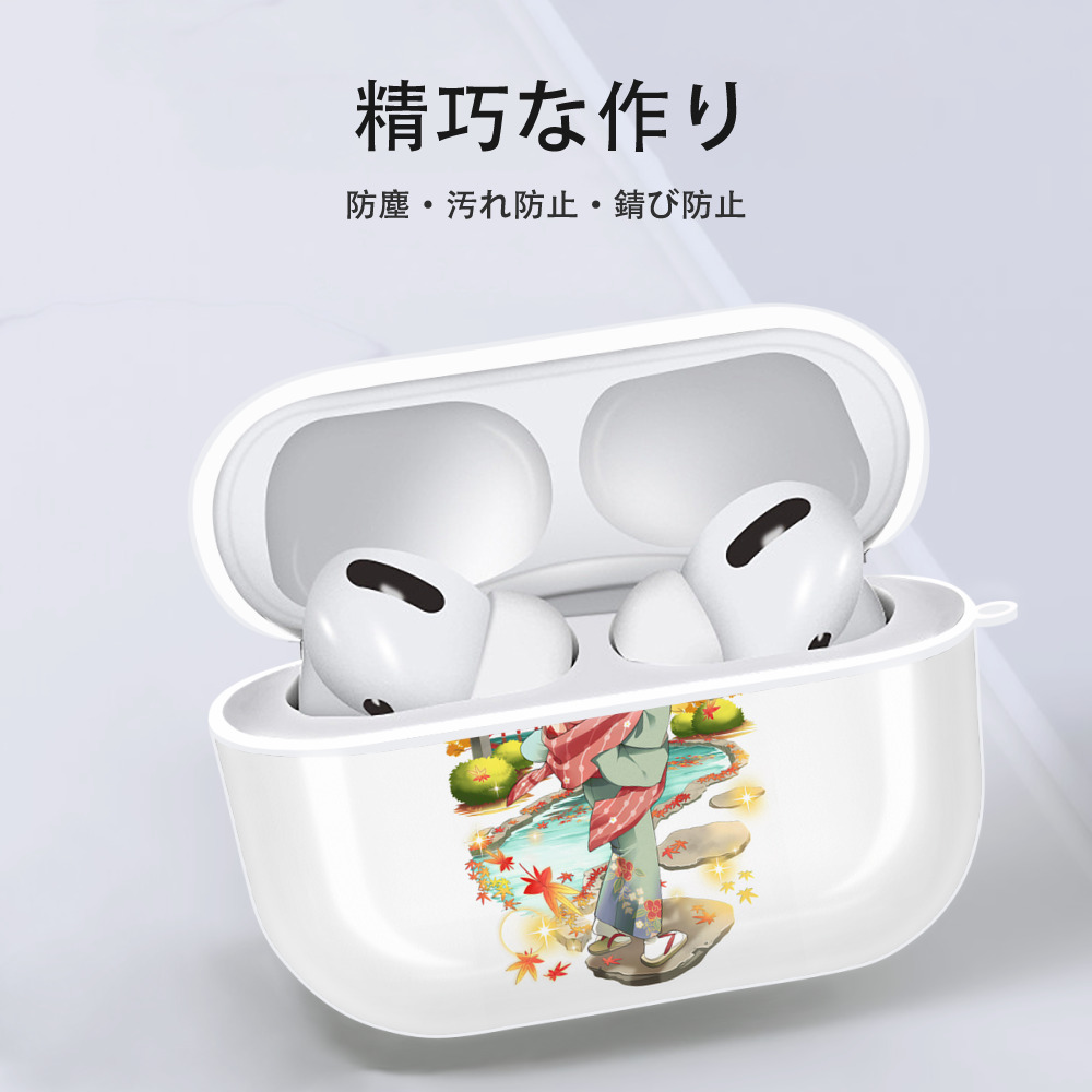 文豪ストレイドッグス Bungo Stray Dogs 【AirPods Pro用】ハードシェル保護ケース 耐衝撃・防指紋・カラビナ付き商品仕様