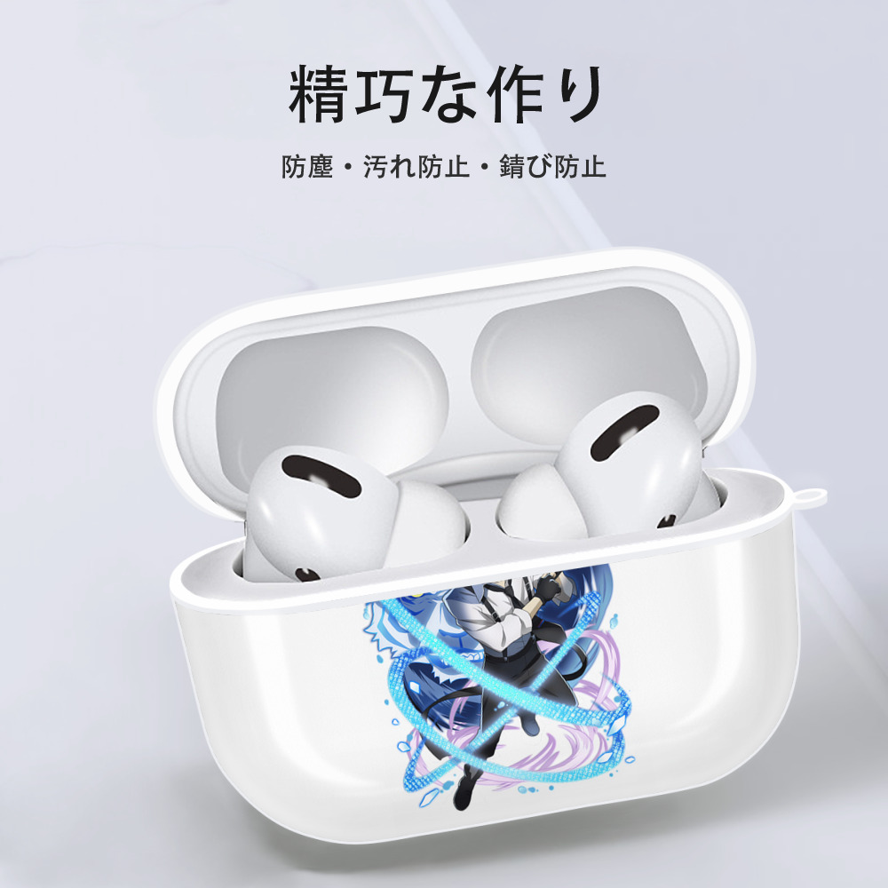 文豪ストレイドッグス Bungo Stray Dogs 【AirPods Pro用】ハードシェル保護ケース 耐衝撃・防指紋・カラビナ付き商品仕様
