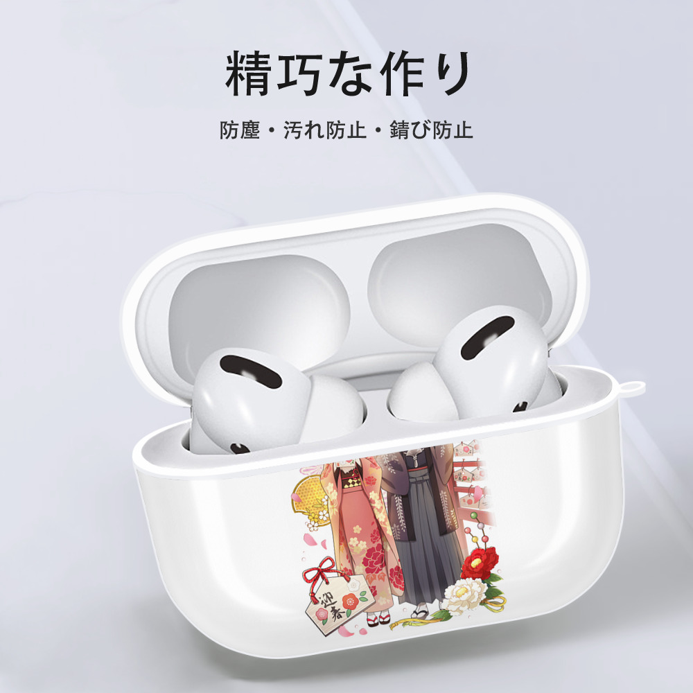 文豪ストレイドッグス Bungo Stray Dogs 【AirPods Pro用】ハードシェル保護ケース 耐衝撃・防指紋・カラビナ付き商品仕様