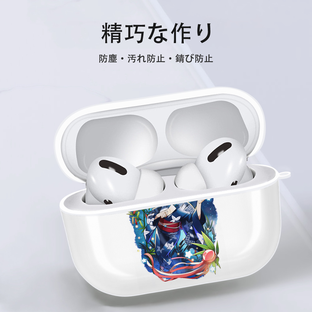 文豪ストレイドッグス Bungo Stray Dogs 【AirPods Pro用】ハードシェル保護ケース 耐衝撃・防指紋・カラビナ付き商品仕様