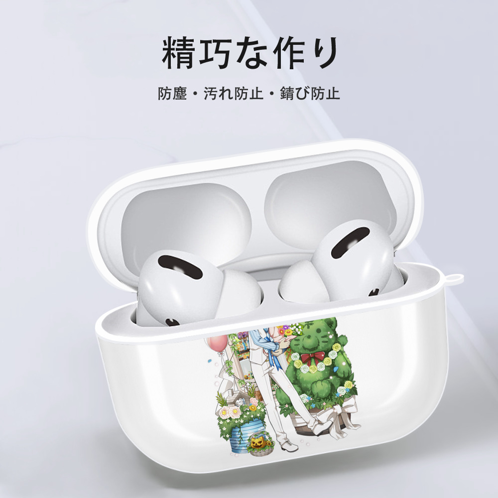 文豪ストレイドッグス Bungo Stray Dogs 【AirPods Pro用】ハードシェル保護ケース 耐衝撃・防指紋・カラビナ付き商品仕様