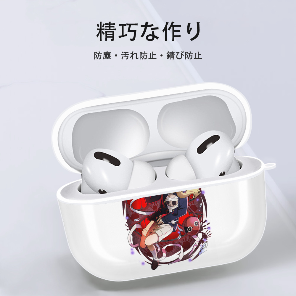 文豪ストレイドッグス Bungo Stray Dogs 【AirPods Pro用】ハードシェル保護ケース 耐衝撃・防指紋・カラビナ付き商品仕様
