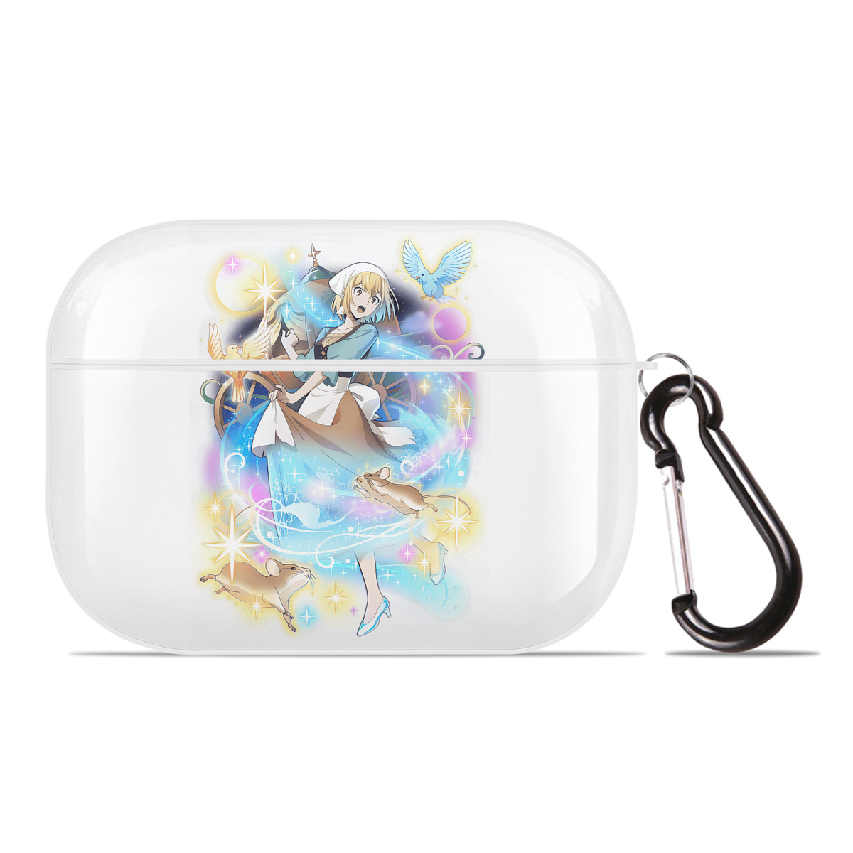 （画像用） 文豪ストレイドッグス Bungo Stray Dogs 【AirPods Pro用】ハードシェル保護ケース 耐衝撃・防指紋・カラビナ付き商品仕様