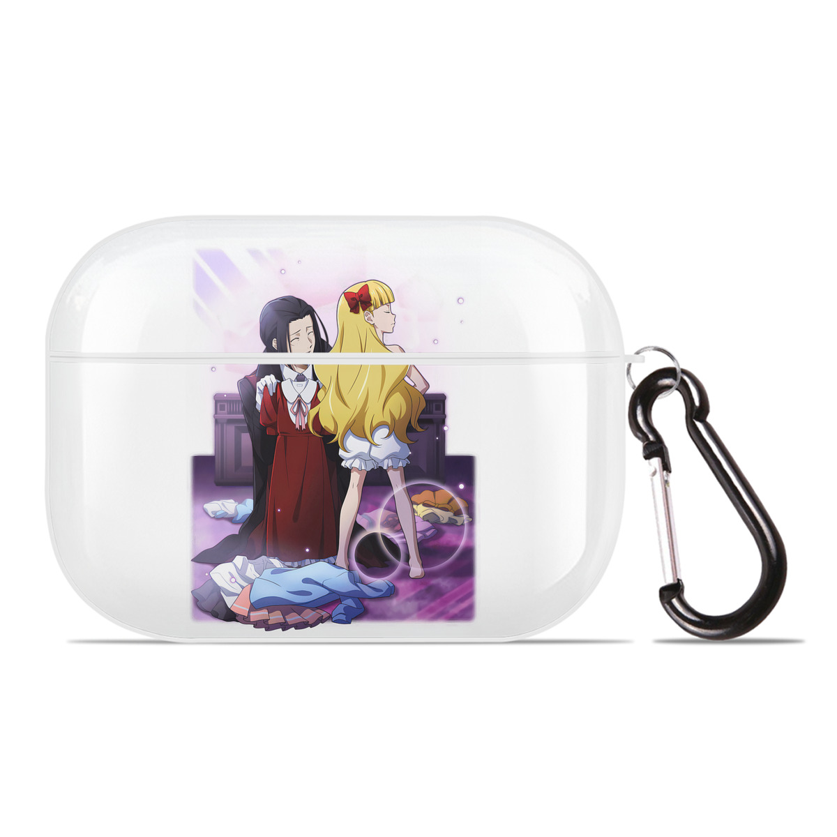 （画像用） 文豪ストレイドッグス Bungo Stray Dogs 【AirPods Pro用】ハードシェル保護ケース 耐衝撃・防指紋・カラビナ付き商品仕様