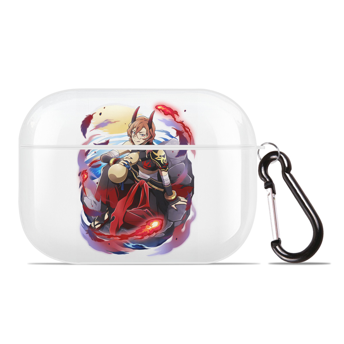 （画像用） 文豪ストレイドッグス Bungo Stray Dogs 【AirPods Pro用】ハードシェル保護ケース 耐衝撃・防指紋・カラビナ付き商品仕様