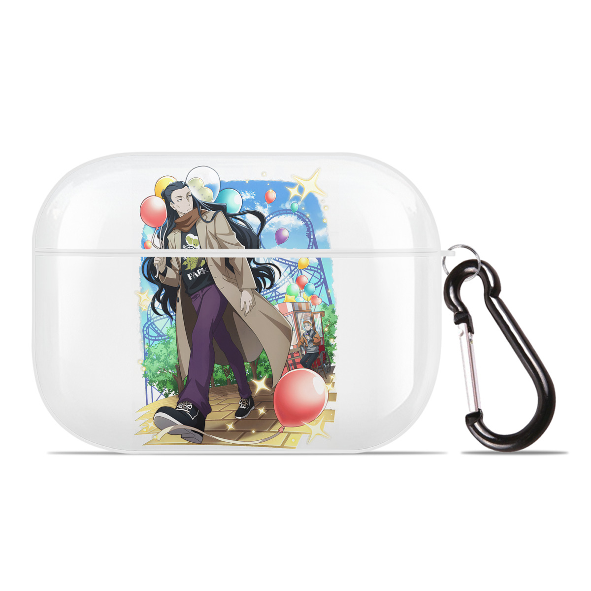 （画像用） 文豪ストレイドッグス Bungo Stray Dogs 【AirPods Pro用】ハードシェル保護ケース 耐衝撃・防指紋・カラビナ付き商品仕様