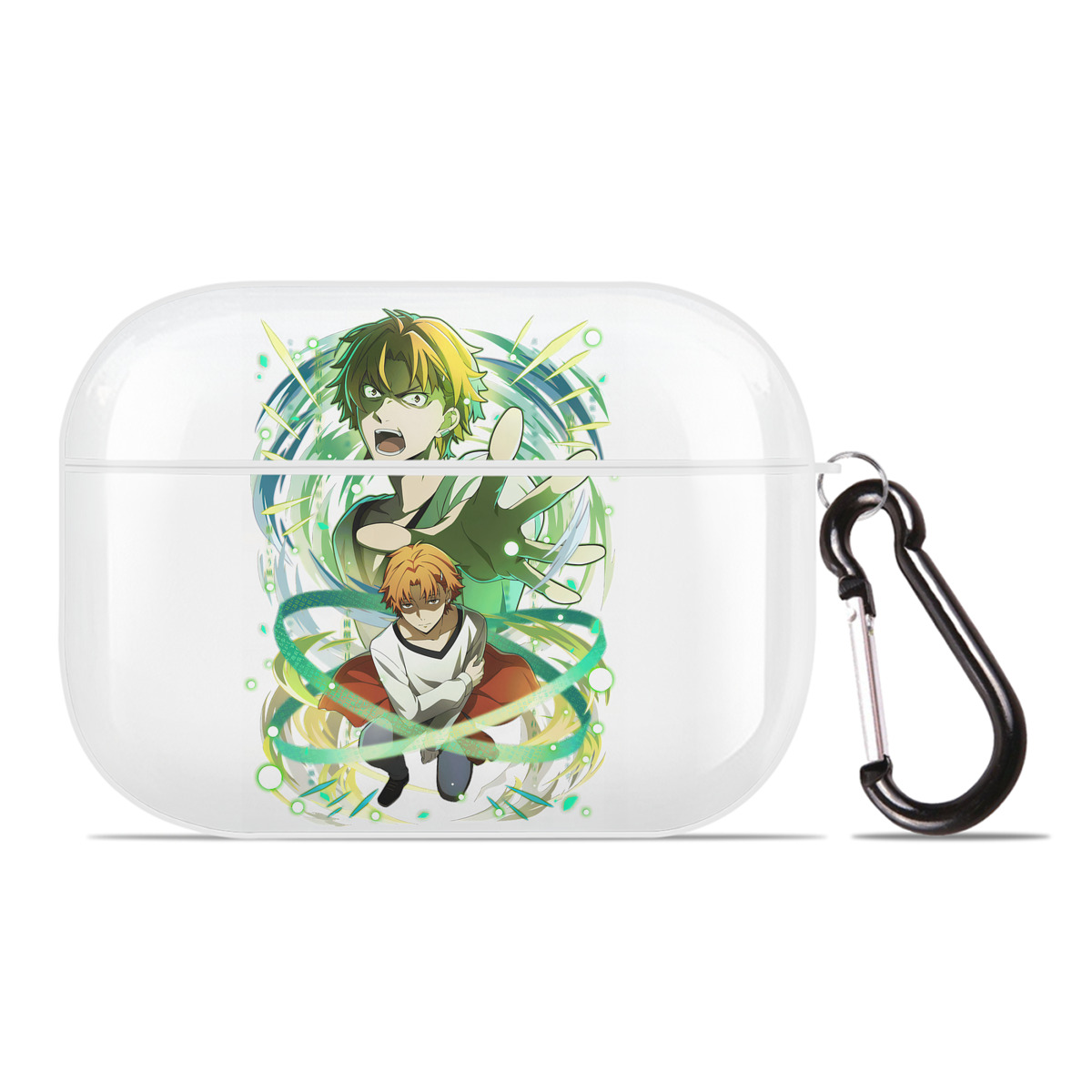 （画像用） 文豪ストレイドッグス Bungo Stray Dogs 【AirPods Pro用】ハードシェル保護ケース 耐衝撃・防指紋・カラビナ付き商品仕様