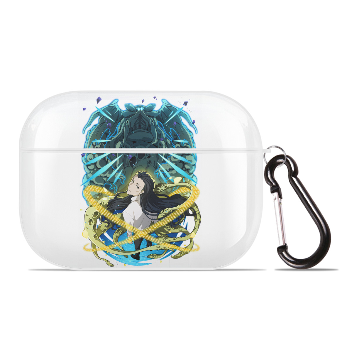 （画像用） 文豪ストレイドッグス Bungo Stray Dogs 【AirPods Pro用】ハードシェル保護ケース 耐衝撃・防指紋・カラビナ付き商品仕様