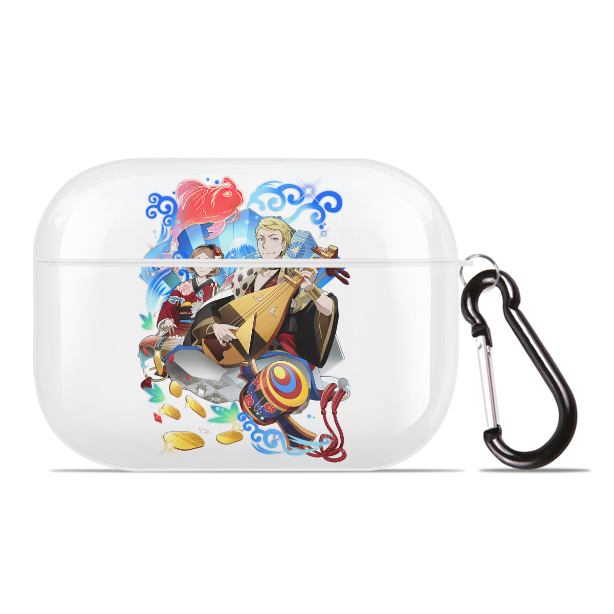 （画像用） 文豪ストレイドッグス Bungo Stray Dogs 【AirPods Pro用】ハードシェル保護ケース 耐衝撃・防指紋・カラビナ付き商品仕様
