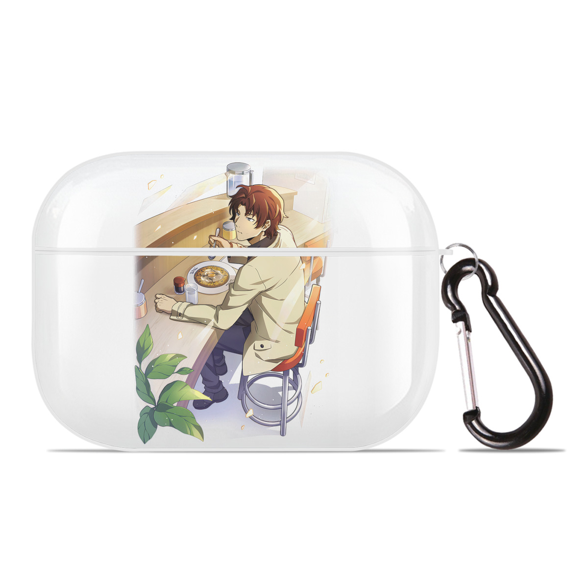 （画像用） 文豪ストレイドッグス Bungo Stray Dogs 【AirPods Pro用】ハードシェル保護ケース 耐衝撃・防指紋・カラビナ付き商品仕様