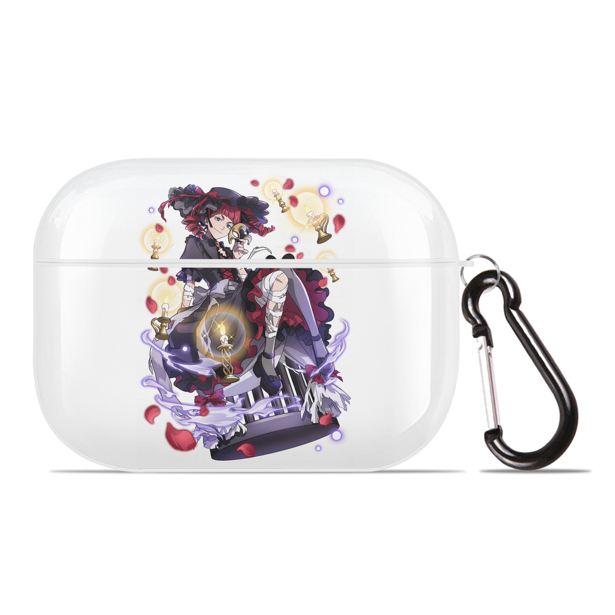 （画像用） 文豪ストレイドッグス Bungo Stray Dogs 【AirPods Pro用】ハードシェル保護ケース 耐衝撃・防指紋・カラビナ付き商品仕様