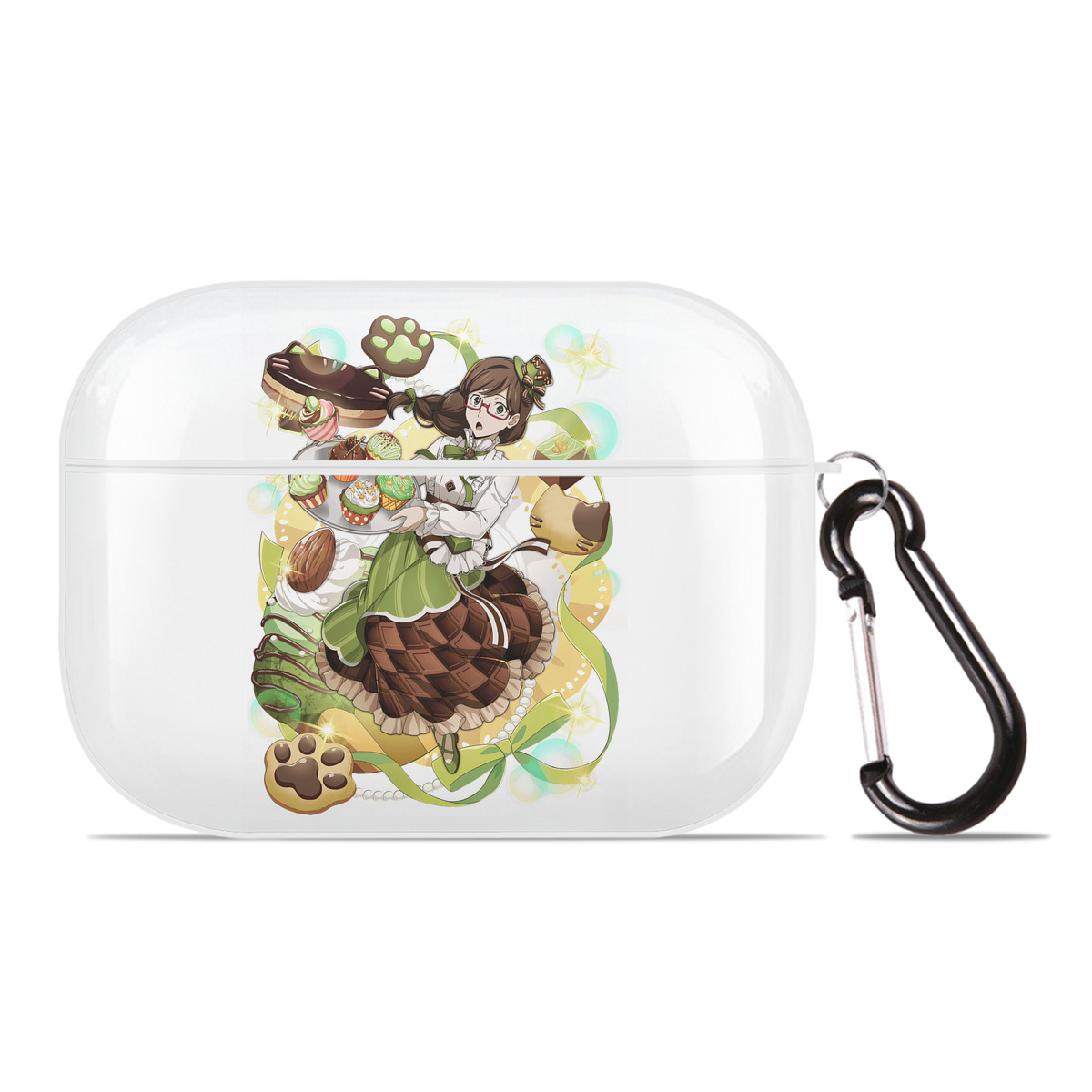 （画像用） 文豪ストレイドッグス Bungo Stray Dogs 【AirPods Pro用】ハードシェル保護ケース 耐衝撃・防指紋・カラビナ付き商品仕様