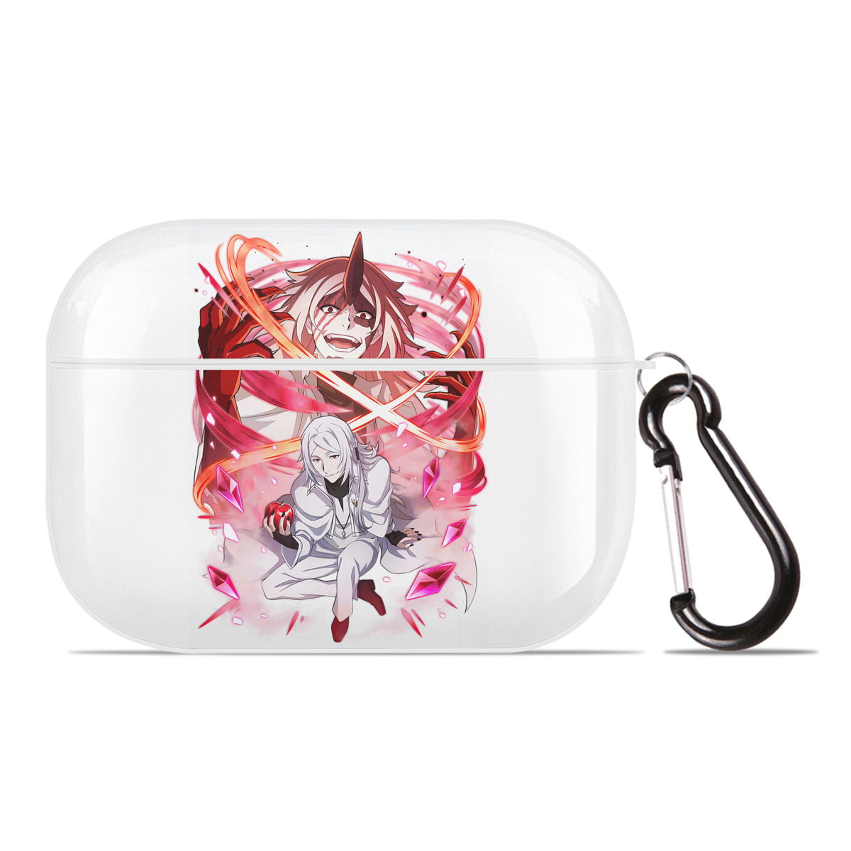 （画像用） 文豪ストレイドッグス Bungo Stray Dogs 【AirPods Pro用】ハードシェル保護ケース 耐衝撃・防指紋・カラビナ付き商品仕様