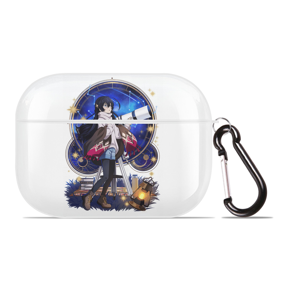 （画像用） 文豪ストレイドッグス Bungo Stray Dogs 【AirPods Pro用】ハードシェル保護ケース 耐衝撃・防指紋・カラビナ付き商品仕様