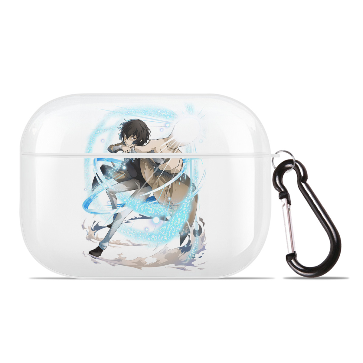 （画像用） 文豪ストレイドッグス Bungo Stray Dogs 【AirPods Pro用】ハードシェル保護ケース 耐衝撃・防指紋・カラビナ付き商品仕様