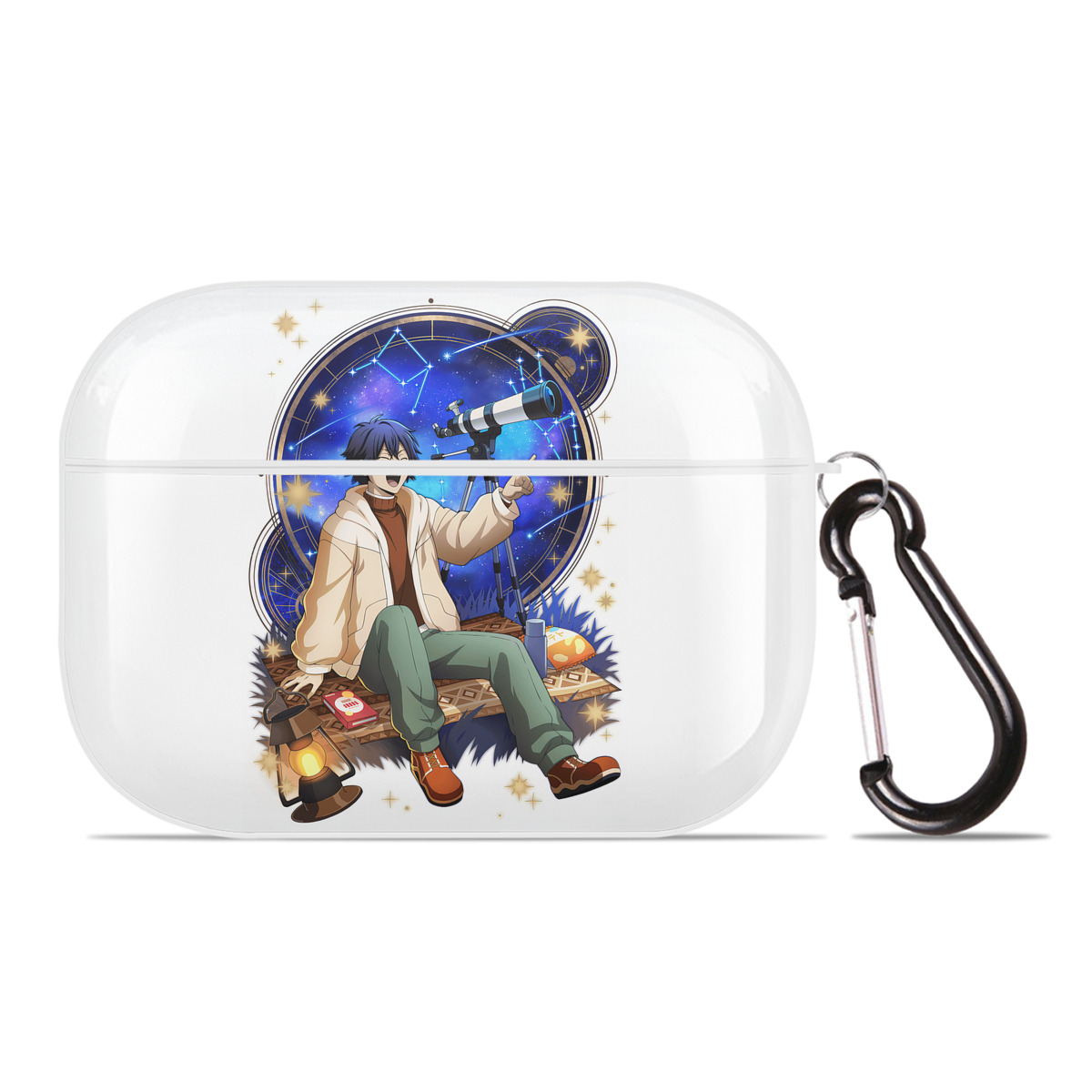（画像用） 文豪ストレイドッグス Bungo Stray Dogs 【AirPods Pro用】ハードシェル保護ケース 耐衝撃・防指紋・カラビナ付き商品仕様