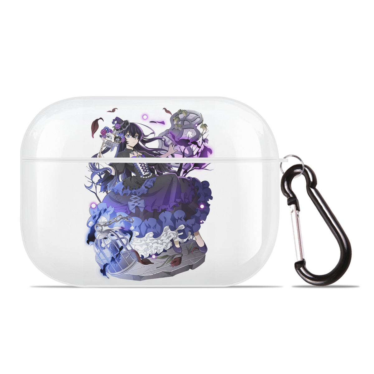 （画像用） 文豪ストレイドッグス Bungo Stray Dogs 【AirPods Pro用】ハードシェル保護ケース 耐衝撃・防指紋・カラビナ付き商品仕様