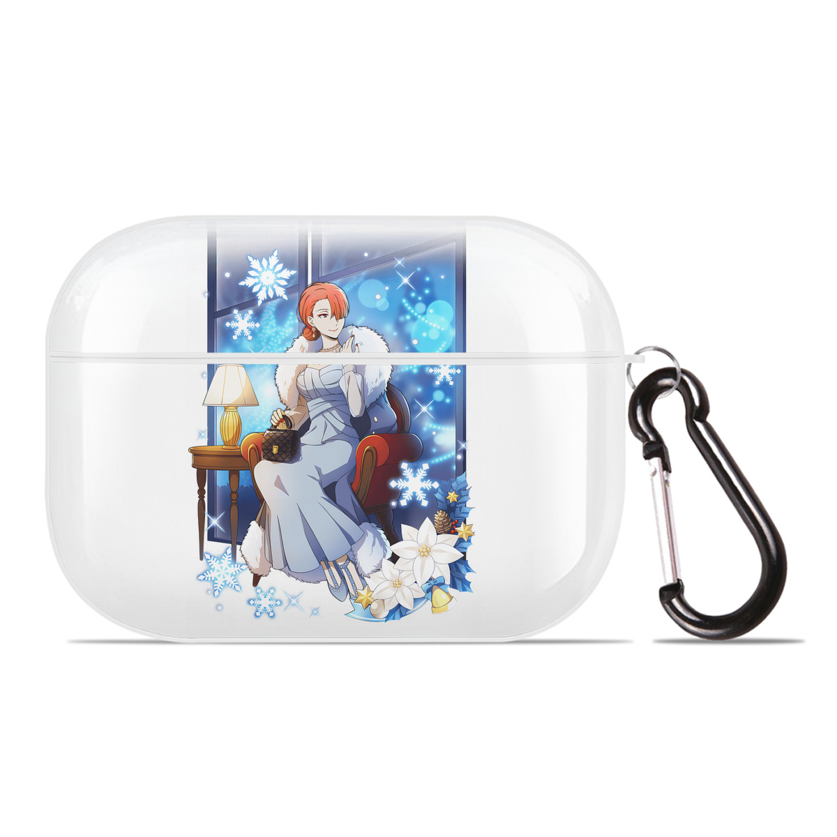 （画像用） 文豪ストレイドッグス Bungo Stray Dogs 【AirPods Pro用】ハードシェル保護ケース 耐衝撃・防指紋・カラビナ付き商品仕様