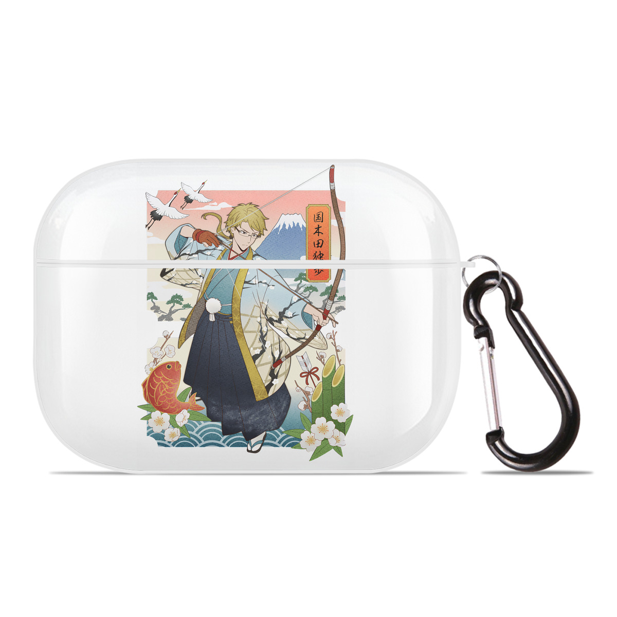 （画像用） 文豪ストレイドッグス Bungo Stray Dogs 【AirPods Pro用】ハードシェル保護ケース 耐衝撃・防指紋・カラビナ付き商品仕様