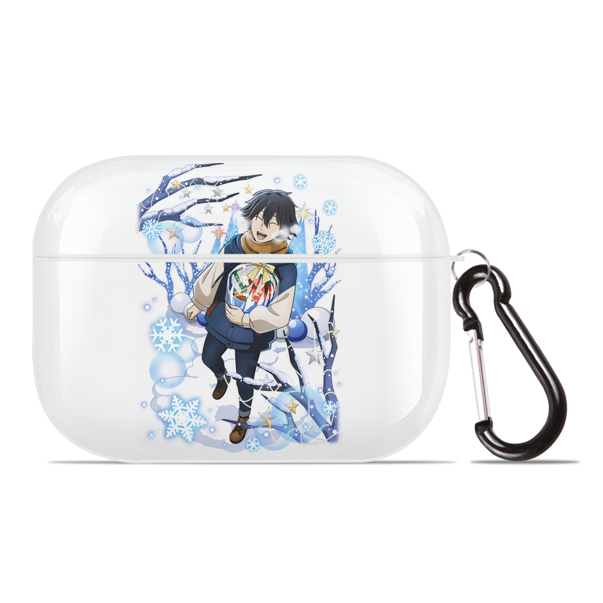 （画像用） 文豪ストレイドッグス Bungo Stray Dogs 【AirPods Pro用】ハードシェル保護ケース 耐衝撃・防指紋・カラビナ付き商品仕様