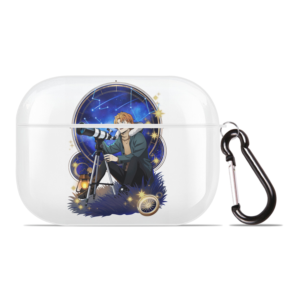 （画像用） 文豪ストレイドッグス Bungo Stray Dogs 【AirPods Pro用】ハードシェル保護ケース 耐衝撃・防指紋・カラビナ付き商品仕様