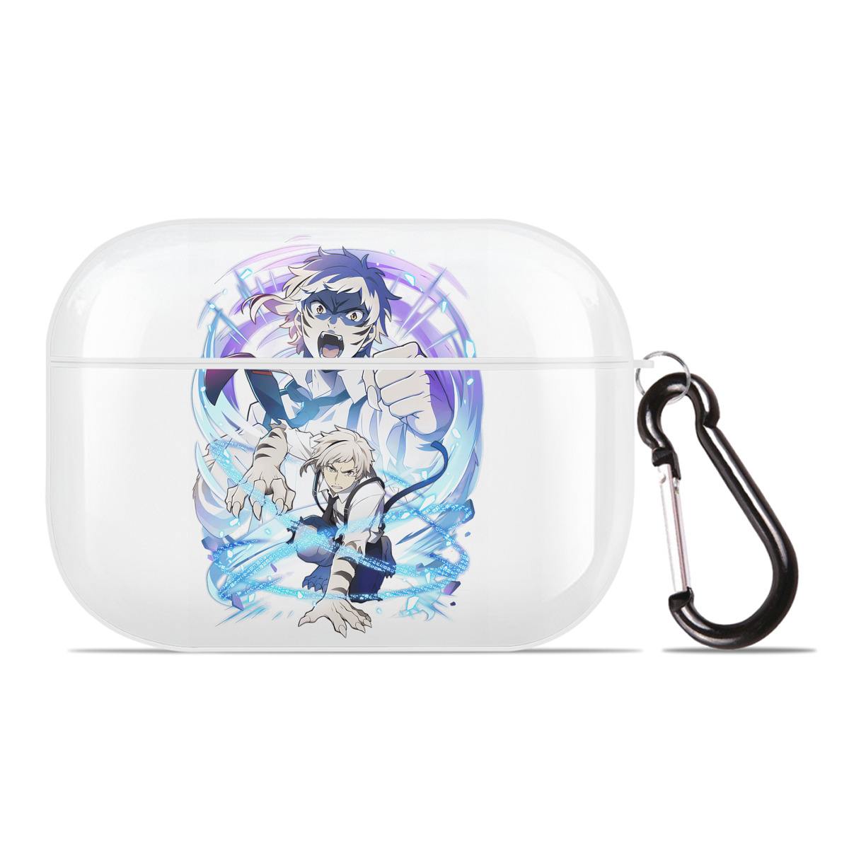 （画像用） 文豪ストレイドッグス Bungo Stray Dogs 【AirPods Pro用】ハードシェル保護ケース 耐衝撃・防指紋・カラビナ付き商品仕様