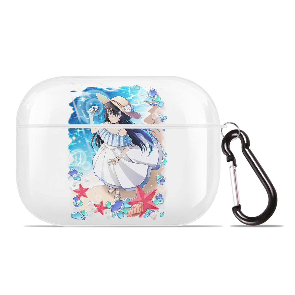 （画像用） 文豪ストレイドッグス Bungo Stray Dogs 【AirPods Pro用】ハードシェル保護ケース 耐衝撃・防指紋・カラビナ付き商品仕様