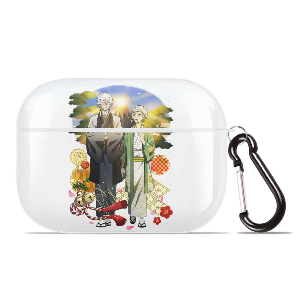 （画像用） 文豪ストレイドッグス Bungo Stray Dogs 【AirPods Pro用】ハードシェル保護ケース 耐衝撃・防指紋・カラビナ付き商品仕様