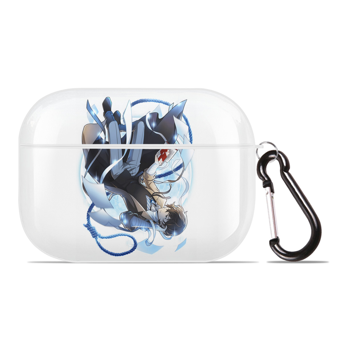 （画像用） 文豪ストレイドッグス Bungo Stray Dogs 【AirPods Pro用】ハードシェル保護ケース 耐衝撃・防指紋・カラビナ付き商品仕様