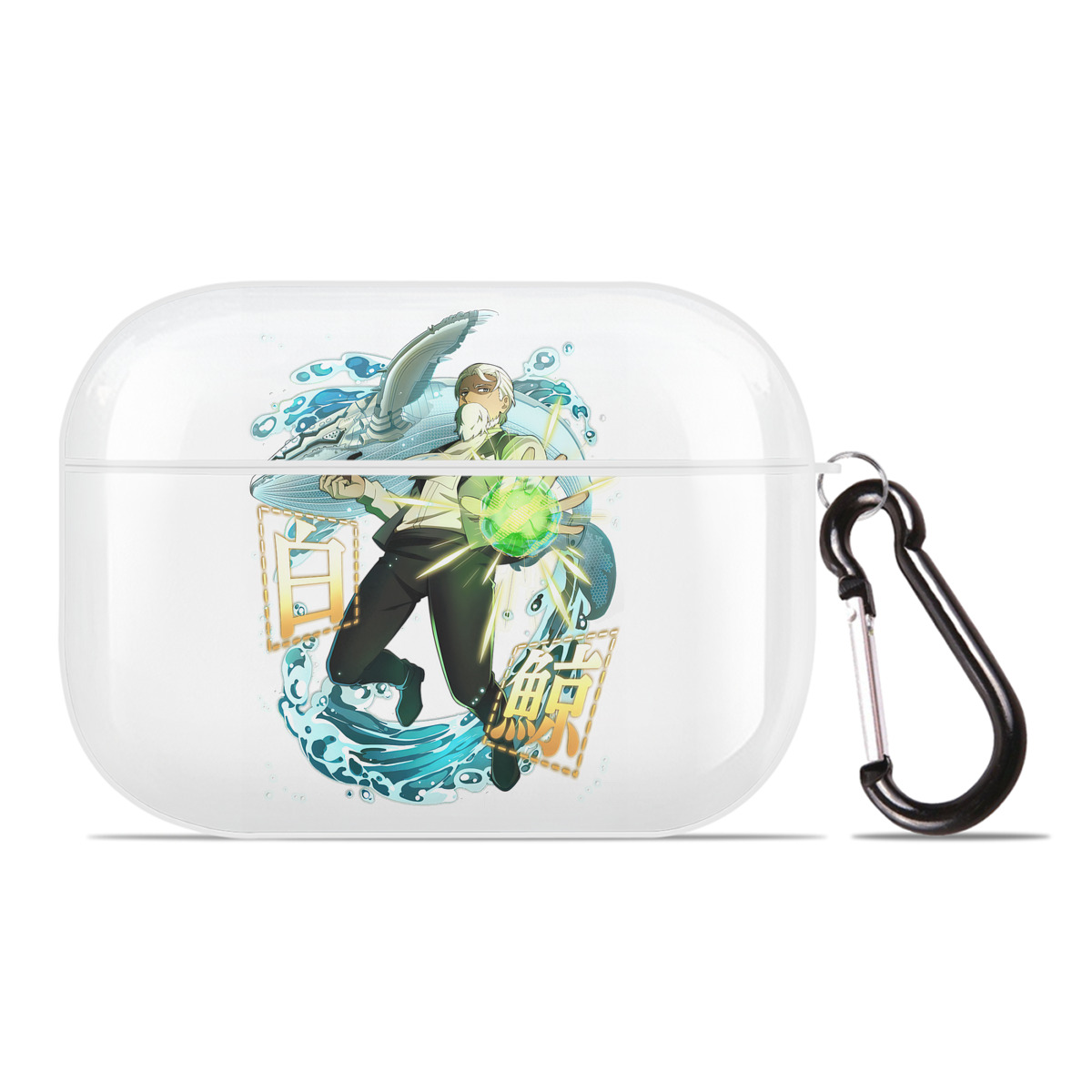 （画像用） 文豪ストレイドッグス Bungo Stray Dogs 【AirPods Pro用】ハードシェル保護ケース 耐衝撃・防指紋・カラビナ付き商品仕様