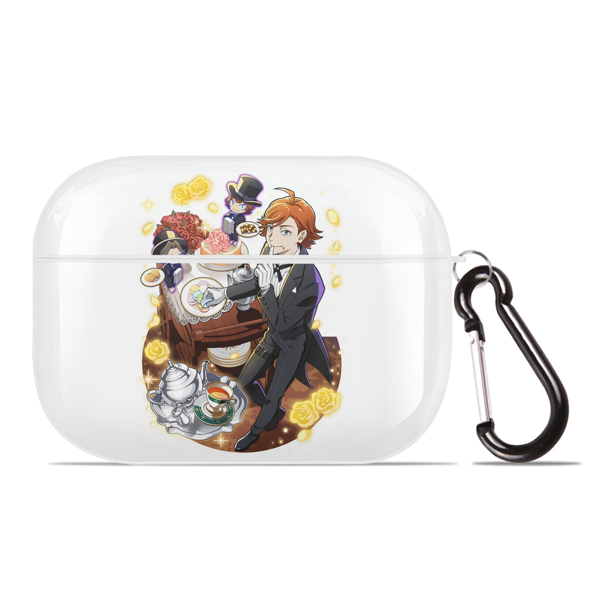 （画像用） 文豪ストレイドッグス Bungo Stray Dogs 【AirPods Pro用】ハードシェル保護ケース 耐衝撃・防指紋・カラビナ付き商品仕様