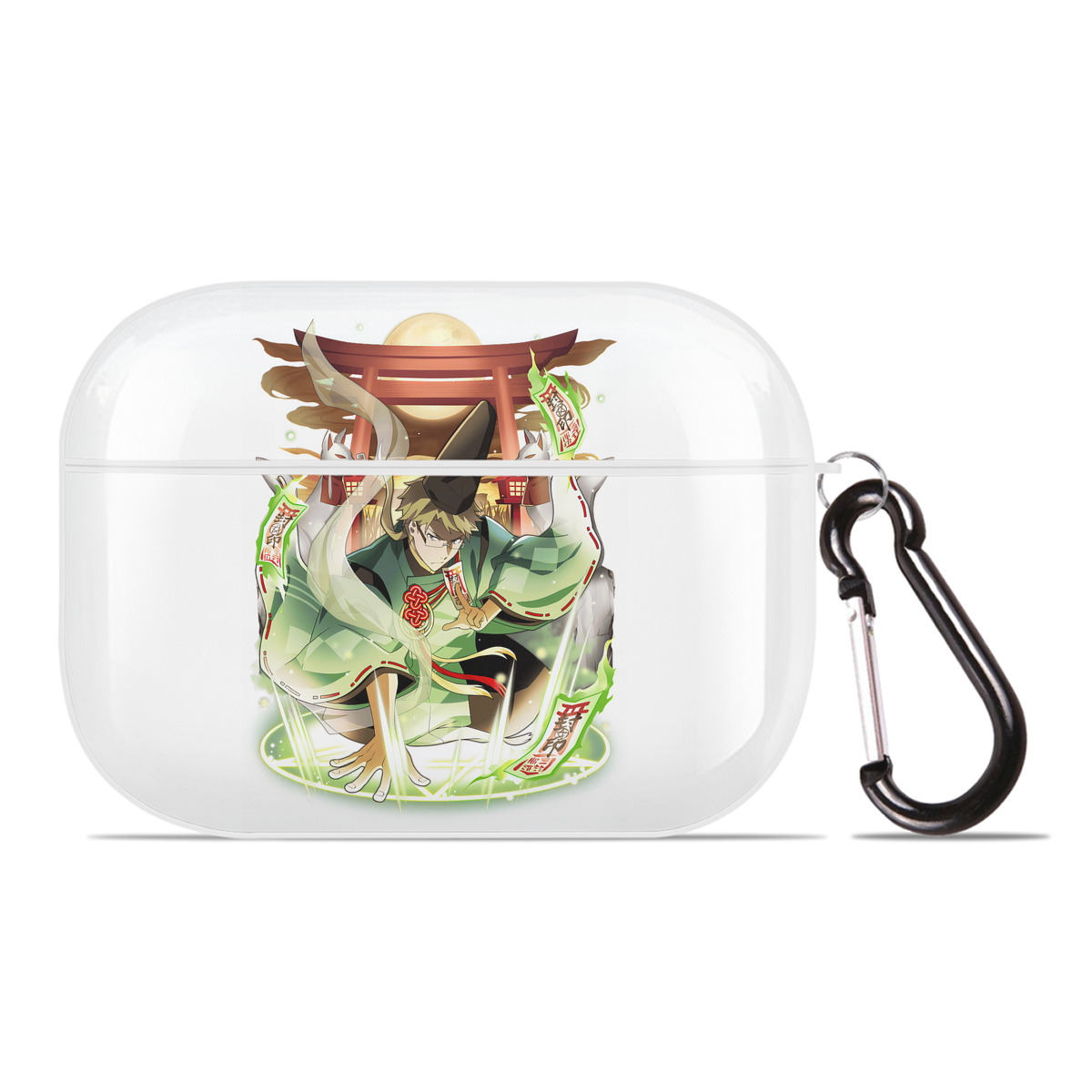 （画像用） 文豪ストレイドッグス Bungo Stray Dogs 【AirPods Pro用】ハードシェル保護ケース 耐衝撃・防指紋・カラビナ付き商品仕様