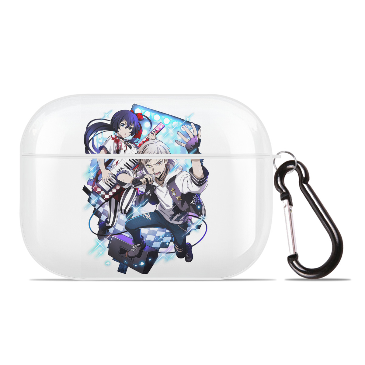 （画像用） 文豪ストレイドッグス Bungo Stray Dogs 【AirPods Pro用】ハードシェル保護ケース 耐衝撃・防指紋・カラビナ付き商品仕様