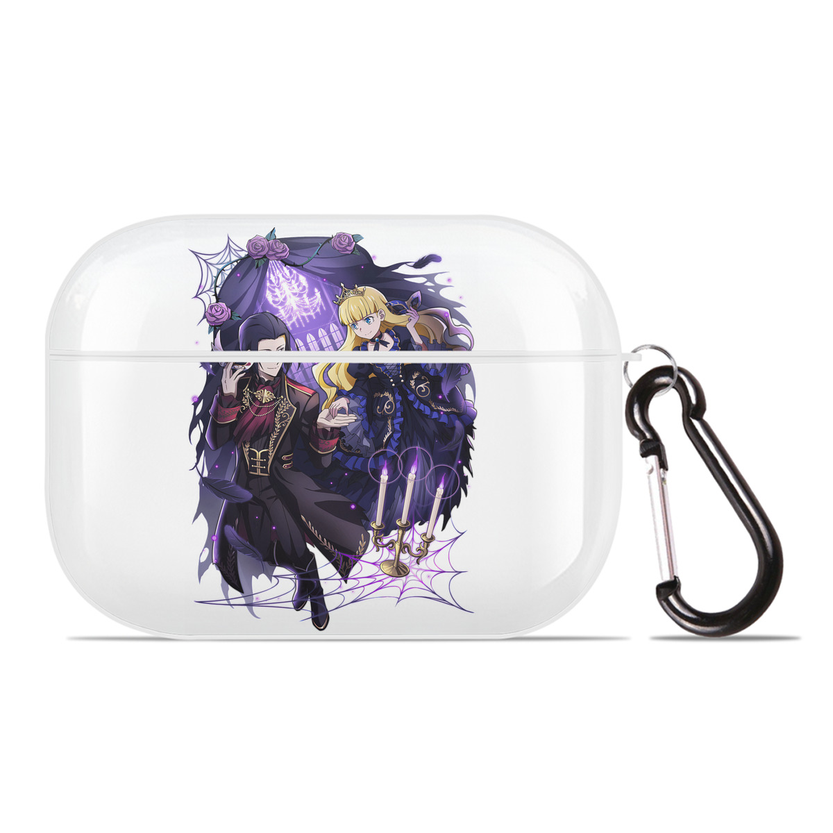 （画像用） 文豪ストレイドッグス Bungo Stray Dogs 【AirPods Pro用】ハードシェル保護ケース 耐衝撃・防指紋・カラビナ付き商品仕様