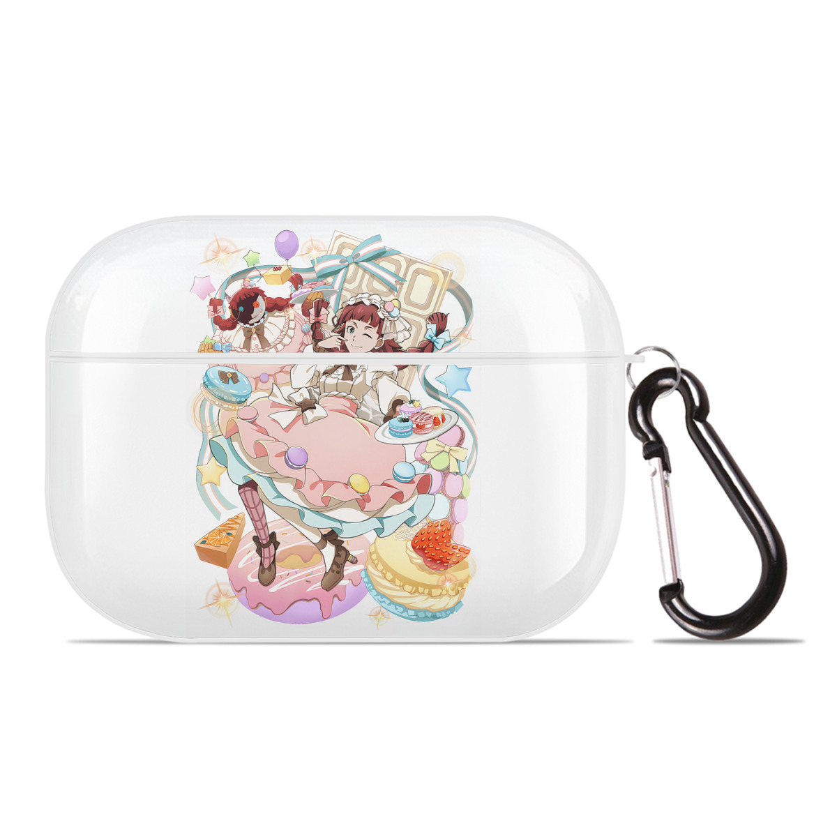 （画像用） 文豪ストレイドッグス Bungo Stray Dogs 【AirPods Pro用】ハードシェル保護ケース 耐衝撃・防指紋・カラビナ付き商品仕様