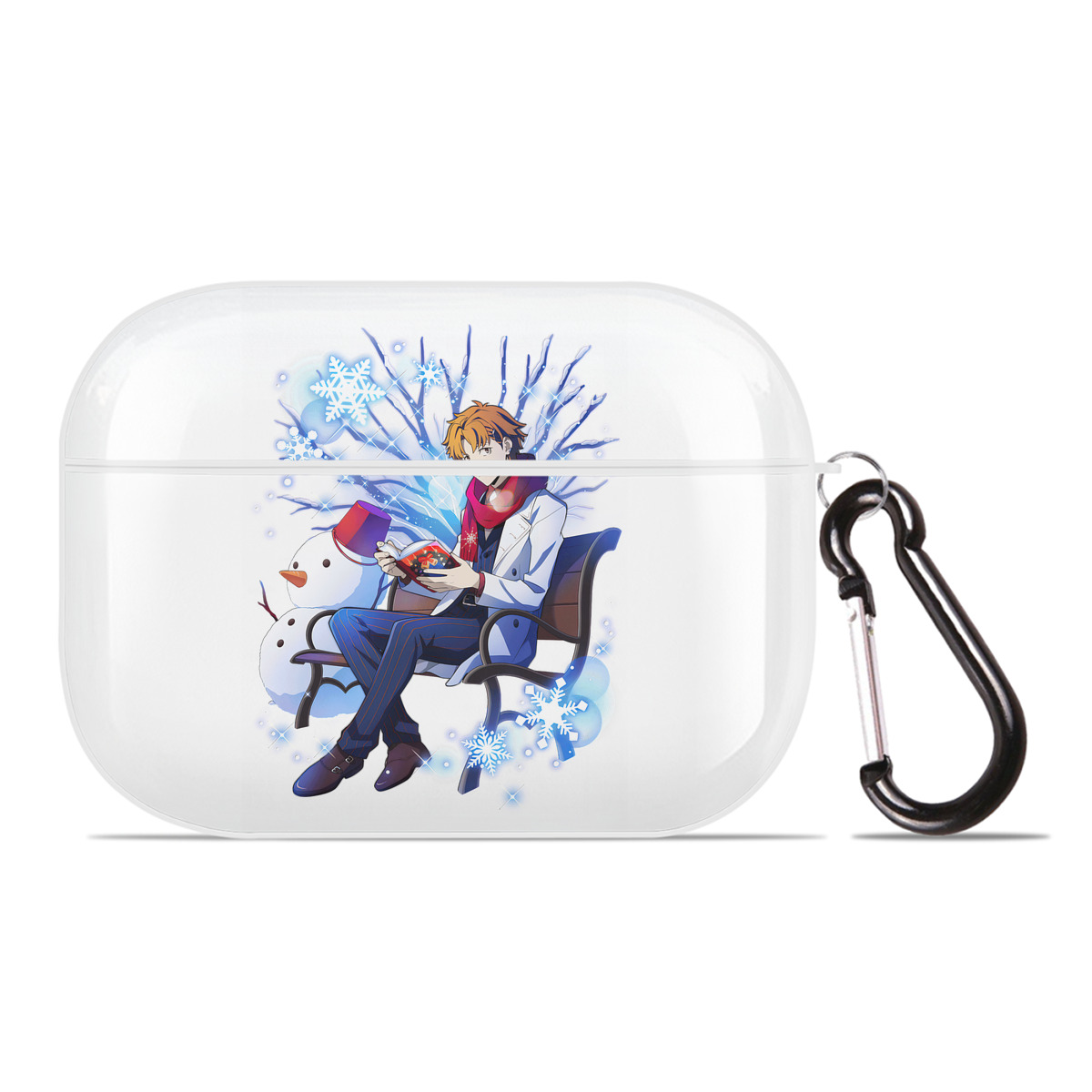 （画像用） 文豪ストレイドッグス Bungo Stray Dogs 【AirPods Pro用】ハードシェル保護ケース 耐衝撃・防指紋・カラビナ付き商品仕様