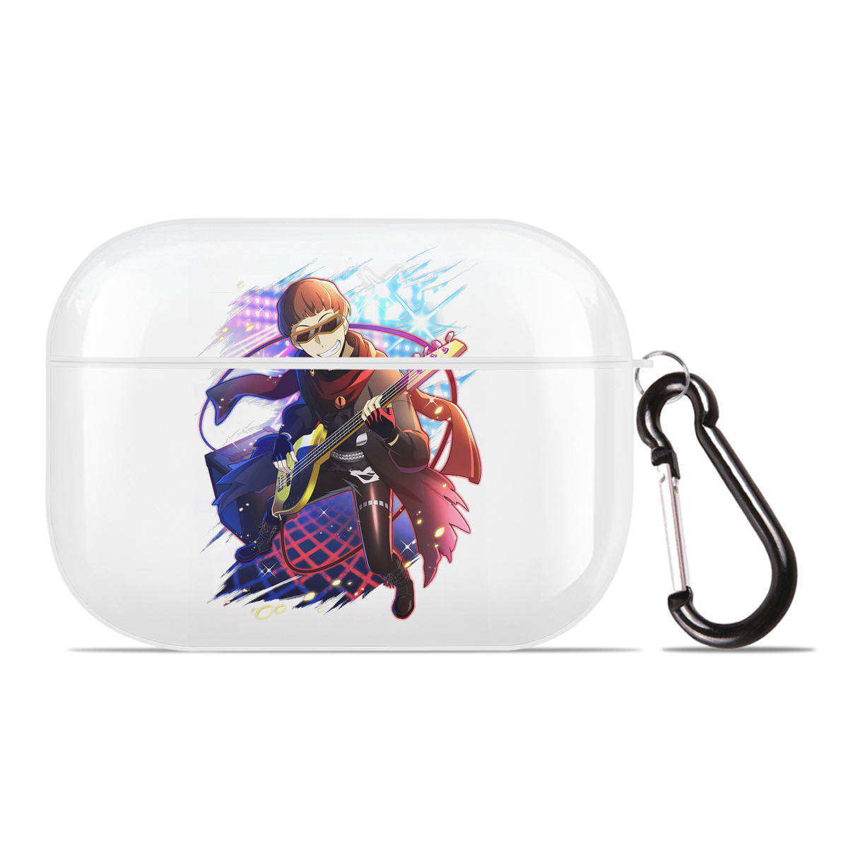 （画像用） 文豪ストレイドッグス Bungo Stray Dogs 【AirPods Pro用】ハードシェル保護ケース 耐衝撃・防指紋・カラビナ付き商品仕様