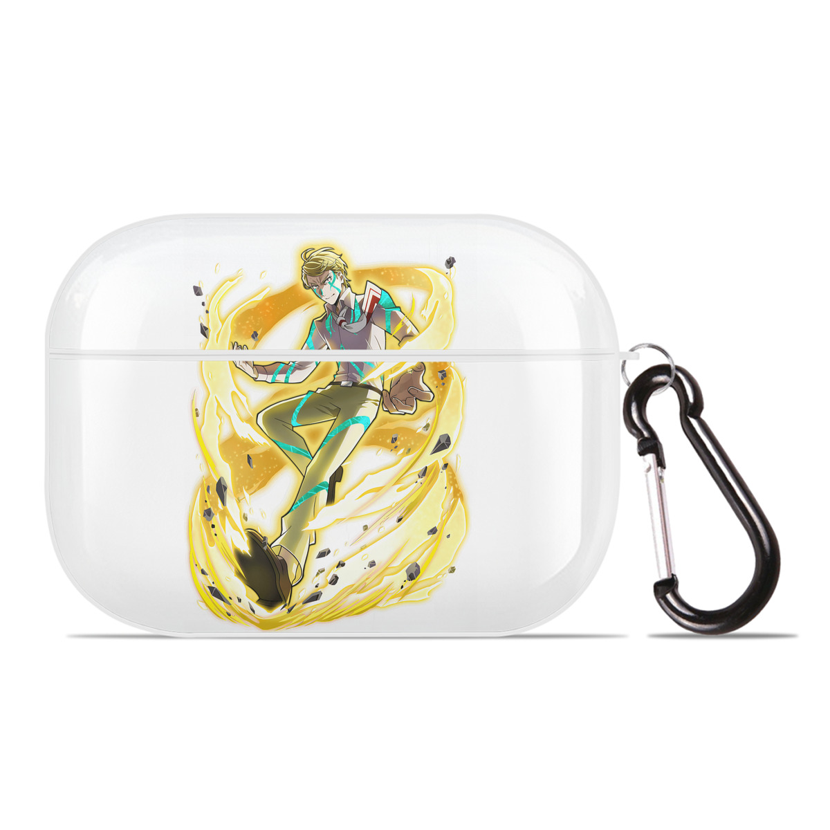 （画像用） 文豪ストレイドッグス Bungo Stray Dogs 【AirPods Pro用】ハードシェル保護ケース 耐衝撃・防指紋・カラビナ付き商品仕様