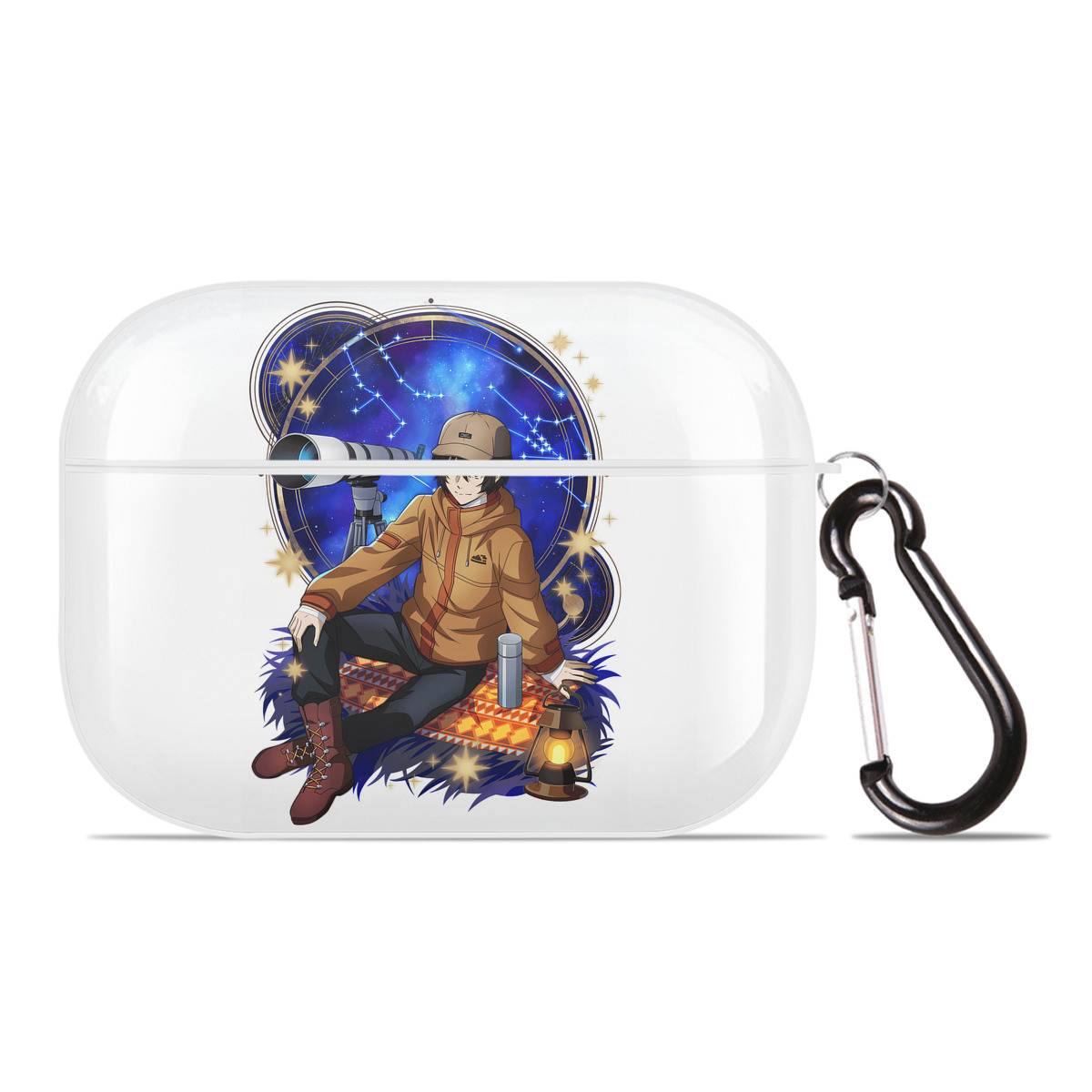 （画像用） 文豪ストレイドッグス Bungo Stray Dogs 【AirPods Pro用】ハードシェル保護ケース 耐衝撃・防指紋・カラビナ付き商品仕様