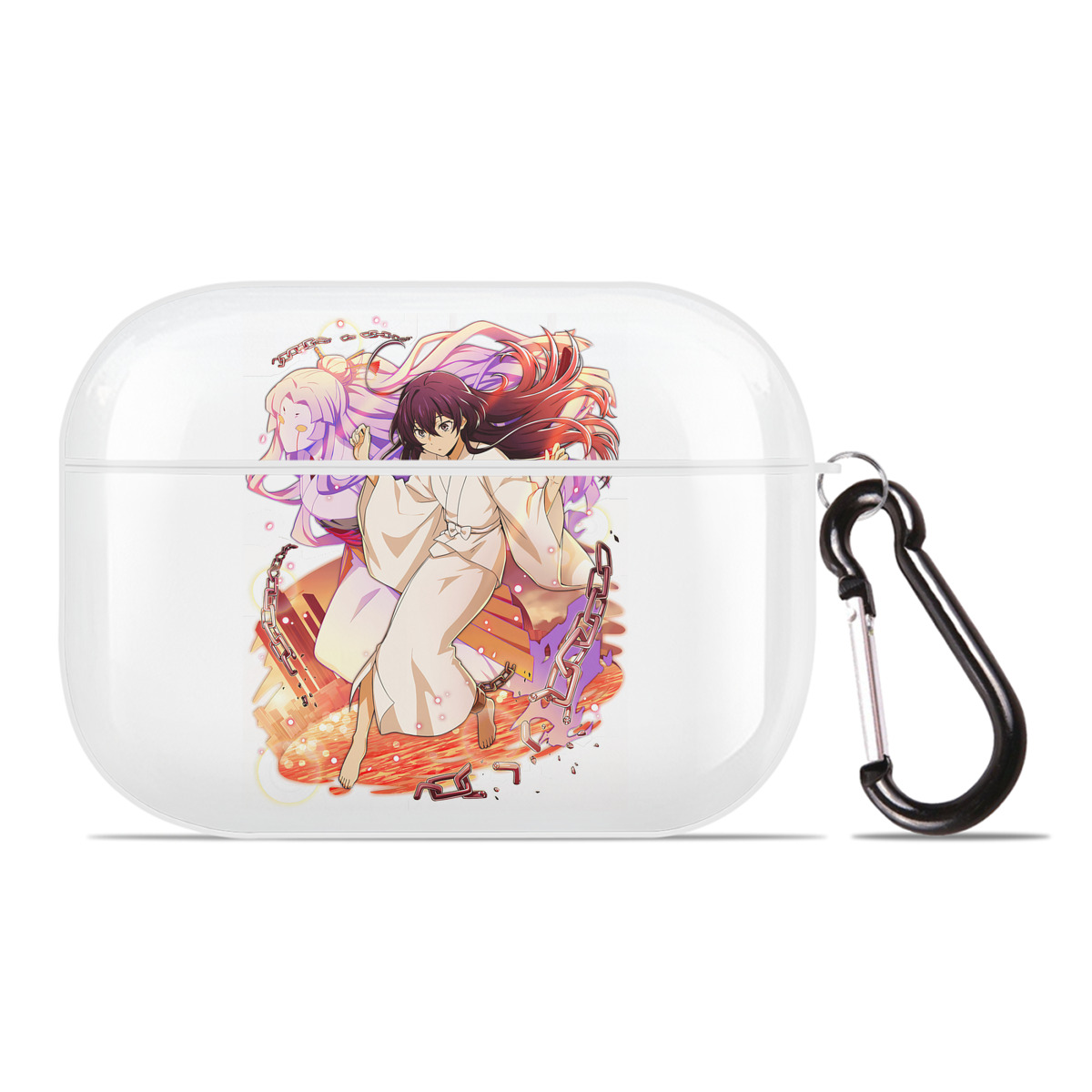 （画像用） 文豪ストレイドッグス Bungo Stray Dogs 【AirPods Pro用】ハードシェル保護ケース 耐衝撃・防指紋・カラビナ付き商品仕様