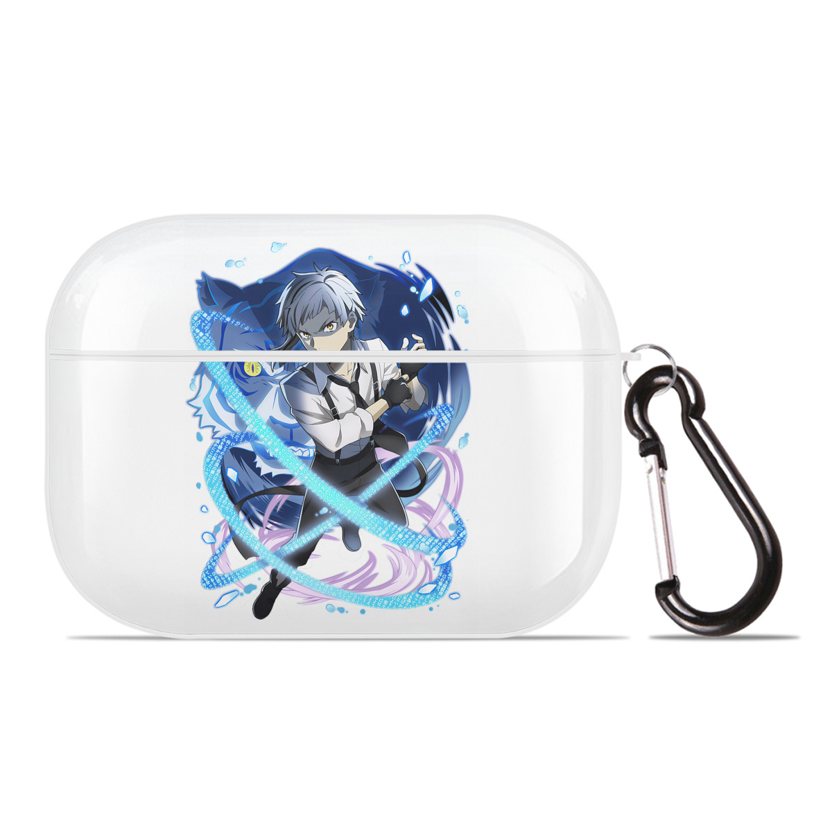 （画像用） 文豪ストレイドッグス Bungo Stray Dogs 【AirPods Pro用】ハードシェル保護ケース 耐衝撃・防指紋・カラビナ付き商品仕様
