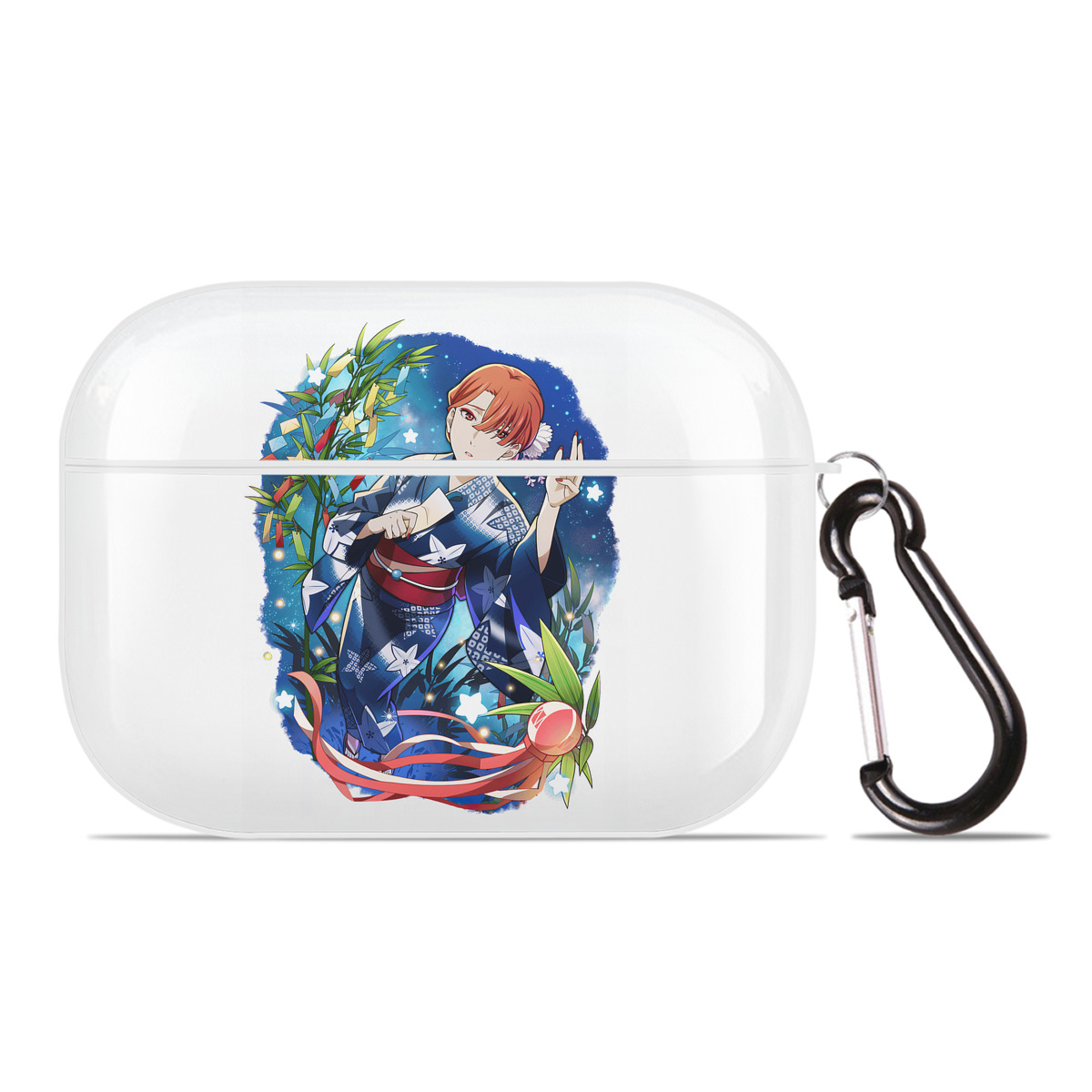 （画像用） 文豪ストレイドッグス Bungo Stray Dogs 【AirPods Pro用】ハードシェル保護ケース 耐衝撃・防指紋・カラビナ付き商品仕様